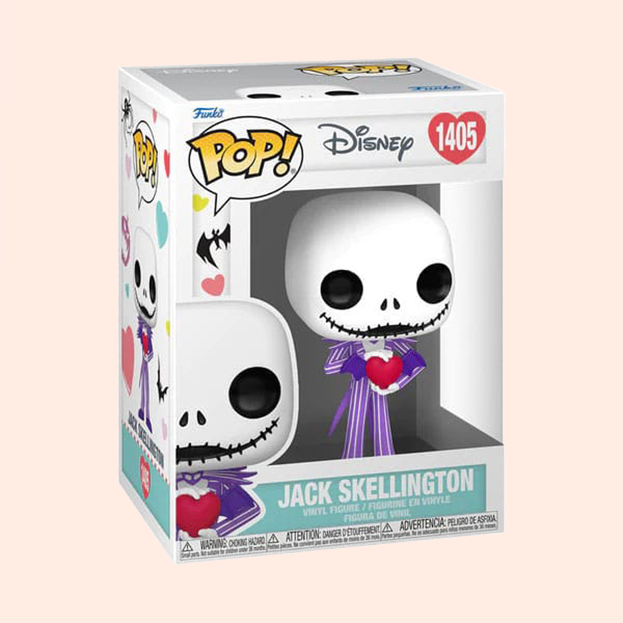 POP! Disney Valentines - L’Étrange Noël de Mr. Jack boite fenêtre
